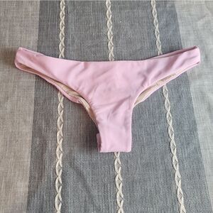 NWT- PILYQ Champagne Teeny Bikini Bottoms